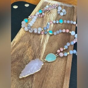 NWOT Beaded Multicolor Necklace